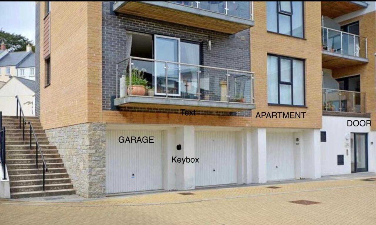 Stunning Apartment, Balconies, Private Beach, Coast Path Charlestown (Cornwall) Exterior photo